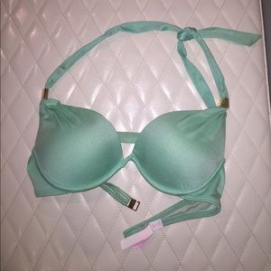 VICTORIA SECRET PUSH UP MINT GREEN BIKINI