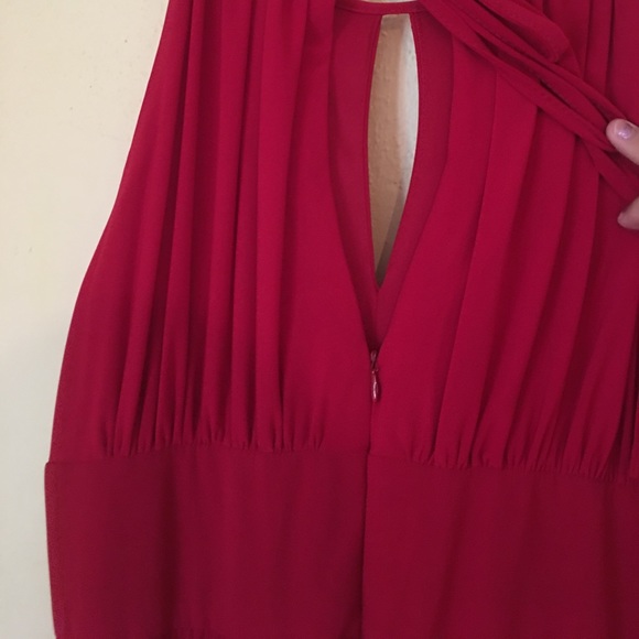 Pretty Macy's Prom Red Dress - Picture 3 of 6