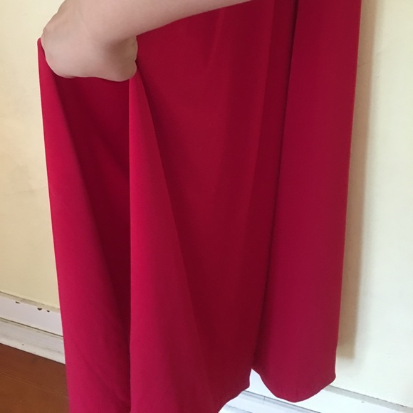 Pretty Macy's Prom Red Dress - Picture 4 of 6