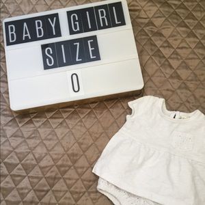 Two piece set in white