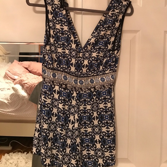 Blue printed romper - Picture 2 of 3
