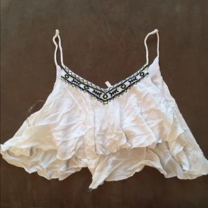 Cute flowy boutique crop top