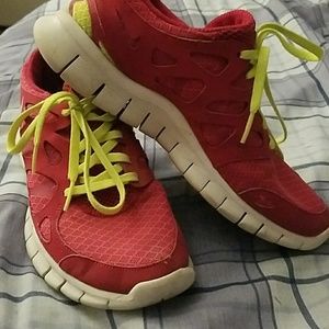 Pink nikes womens size 7