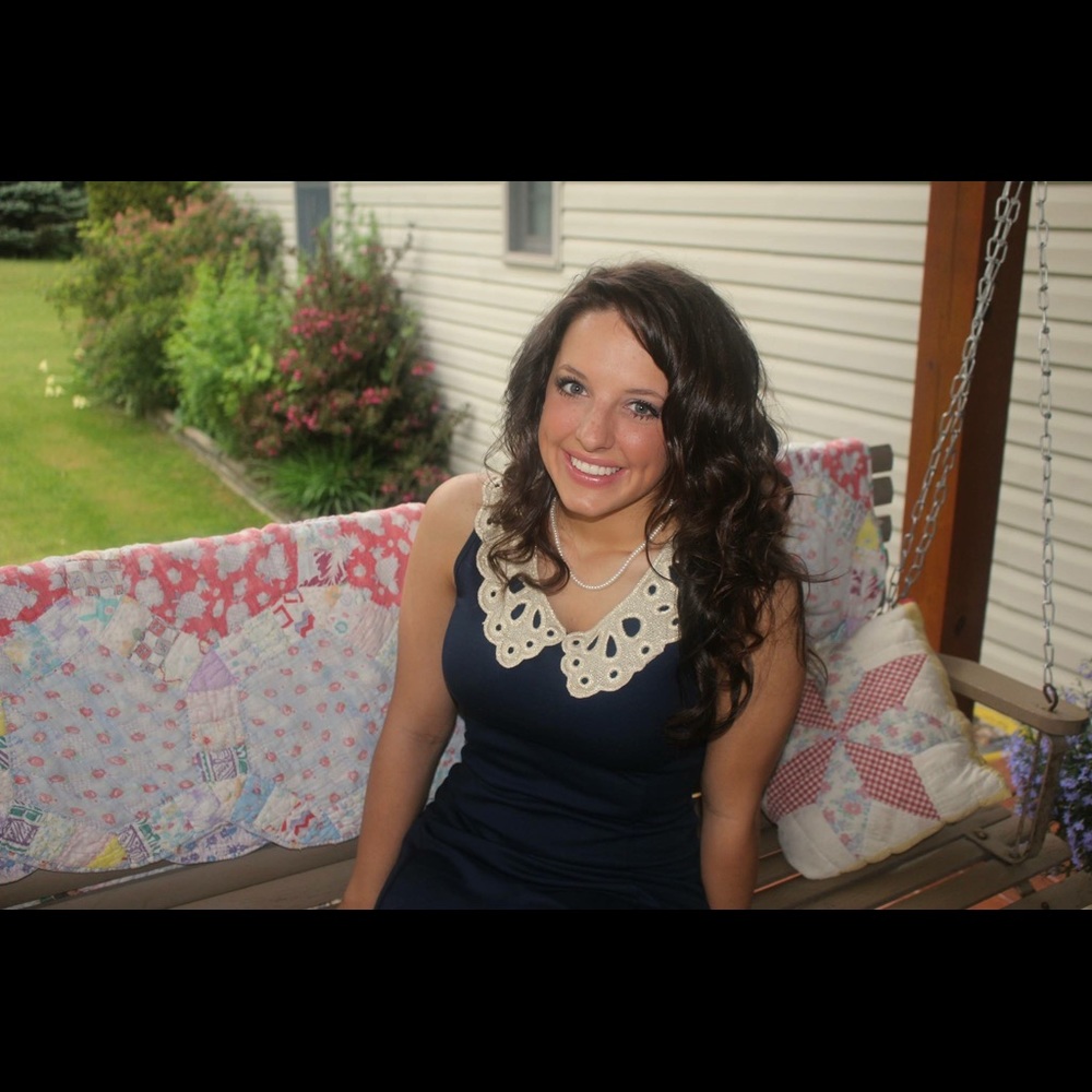 Navy blue boutique tank dress (very professional)