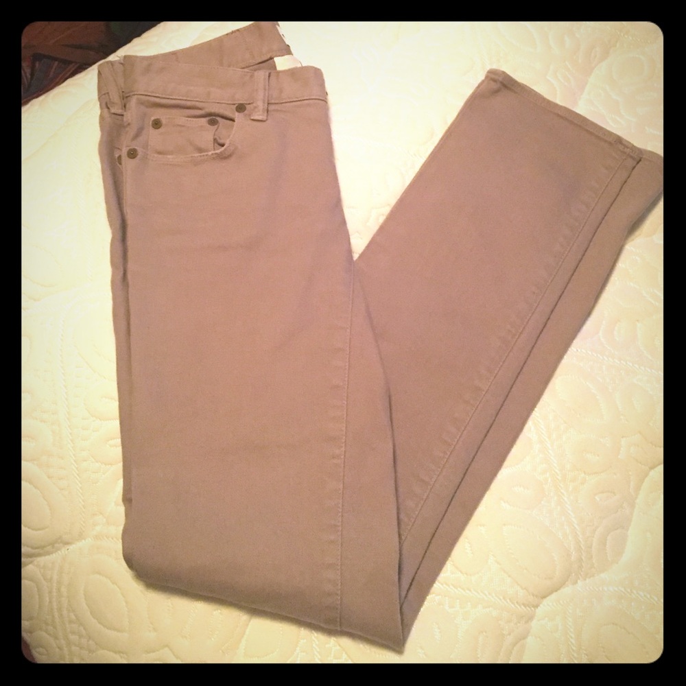 Tan bootcut jeans Madewell