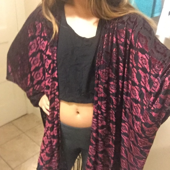 Astr Fringe Boho Duster - Picture 4 of 6