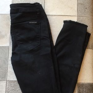 Kids Hudson black distressed Jeans