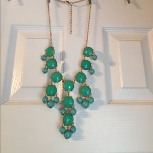 Seafoam blue adjustable necklace