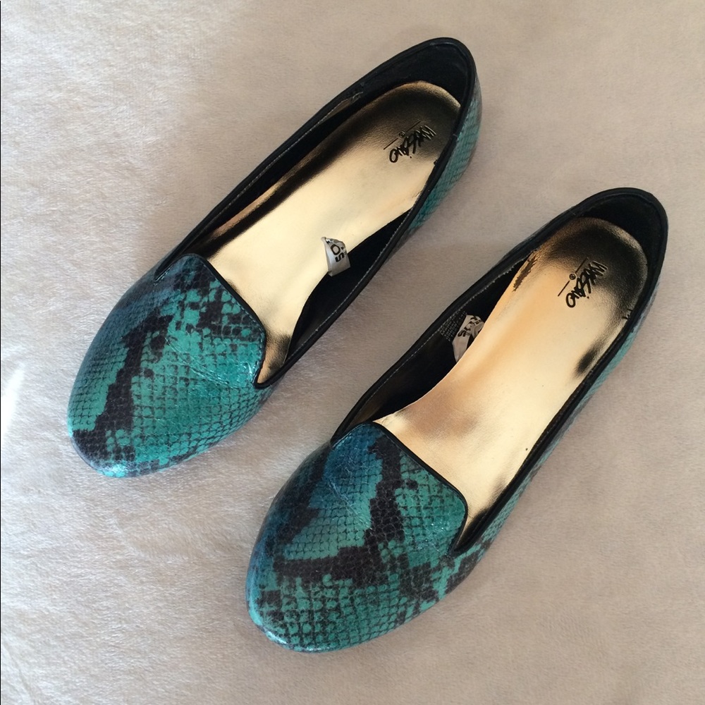 Target Snake Print Loafers
