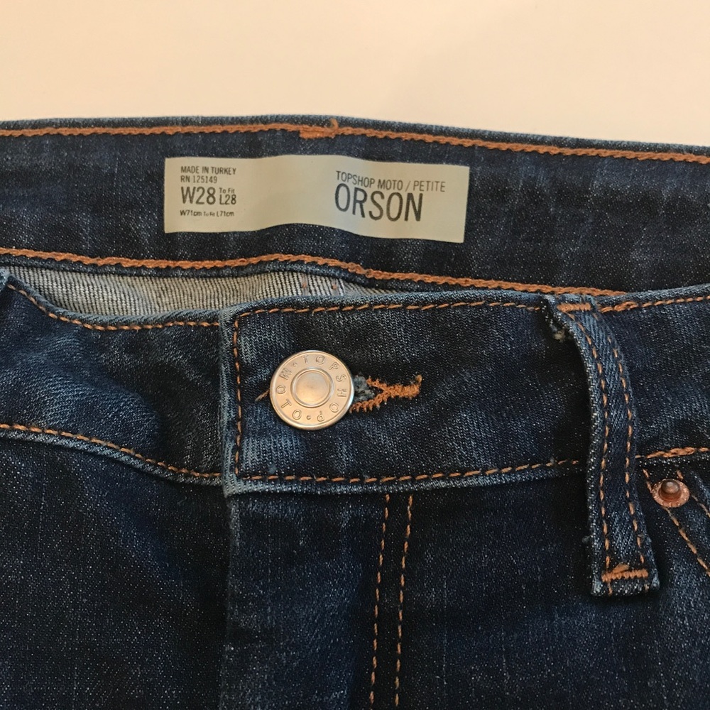 Topshop Moto Orson PETITE Denim Jeans
