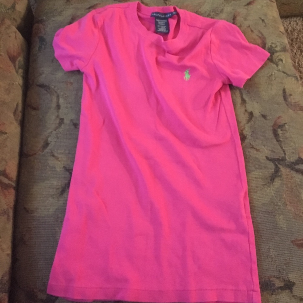 bright pink polo tee!