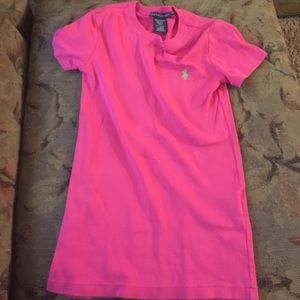 bright pink polo tee!