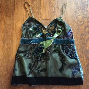 Hale Bob xs embellished top