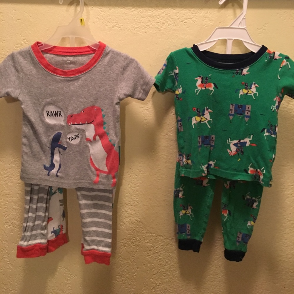 Lot of 3 18 mos Pajama Sets - 2 Carter's & 1 Koala