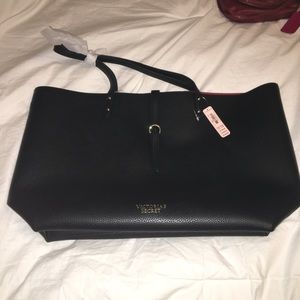 NWT Victoria's secret black tote bag!