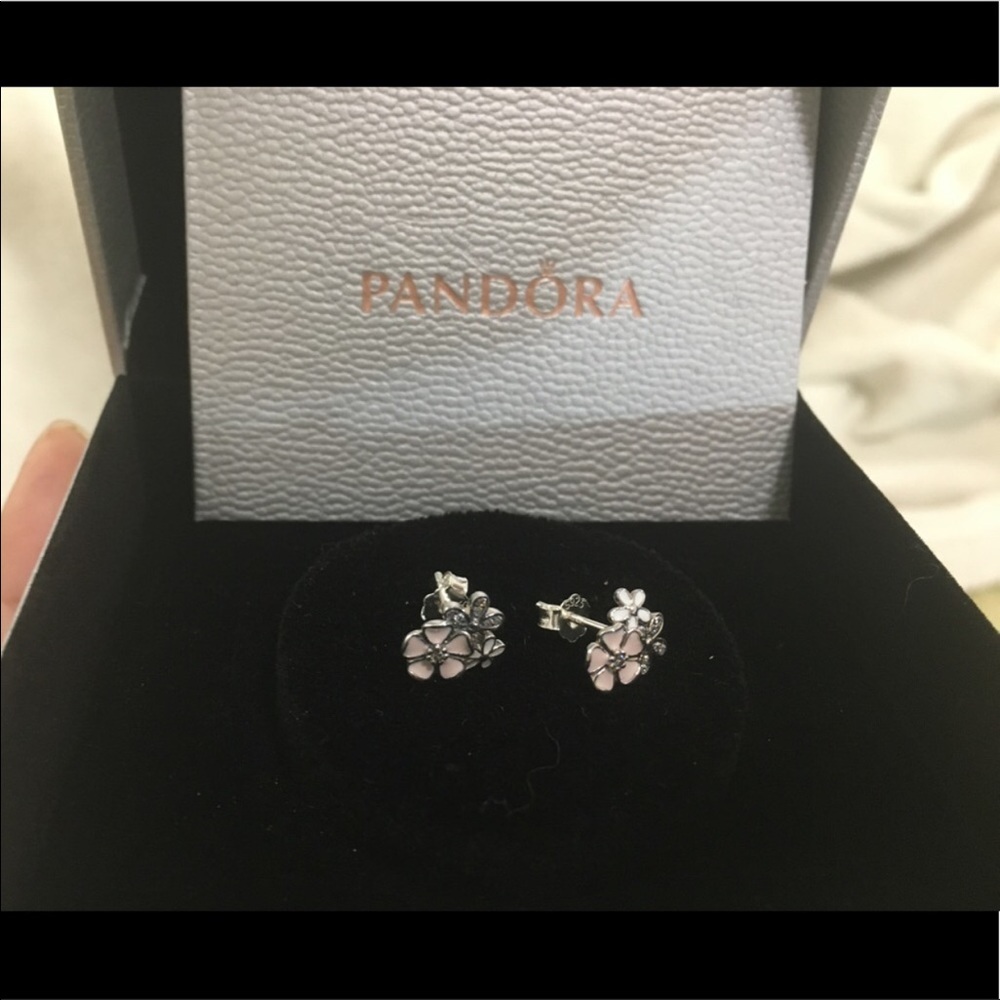 Authentic pandora earrings