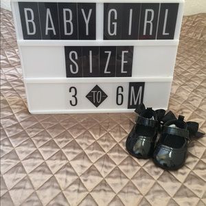 Baby doll black shoes
