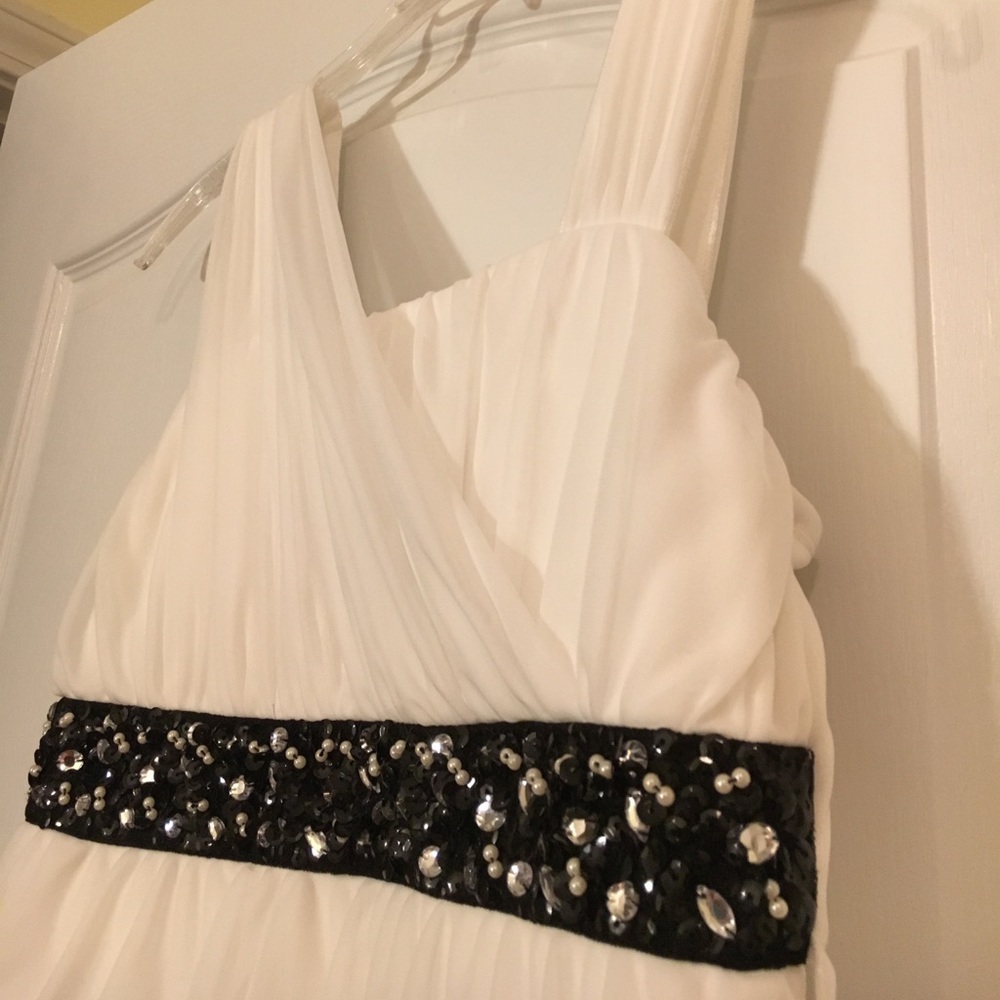 White Ruffled Dress - Picture 3 of 5