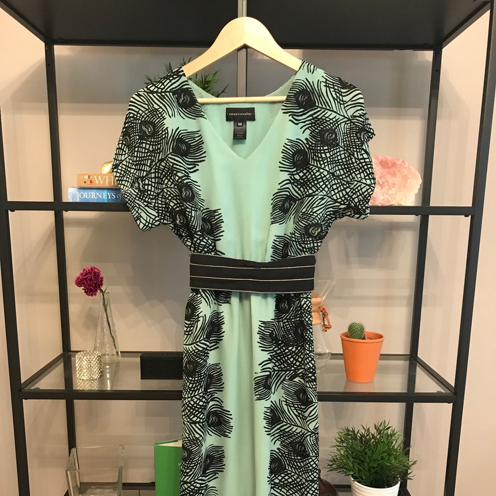 Anthropologie mid-length dress