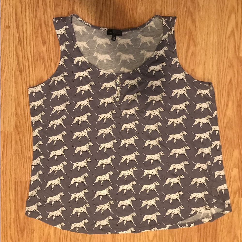 Dalmatian Dog Print Tank