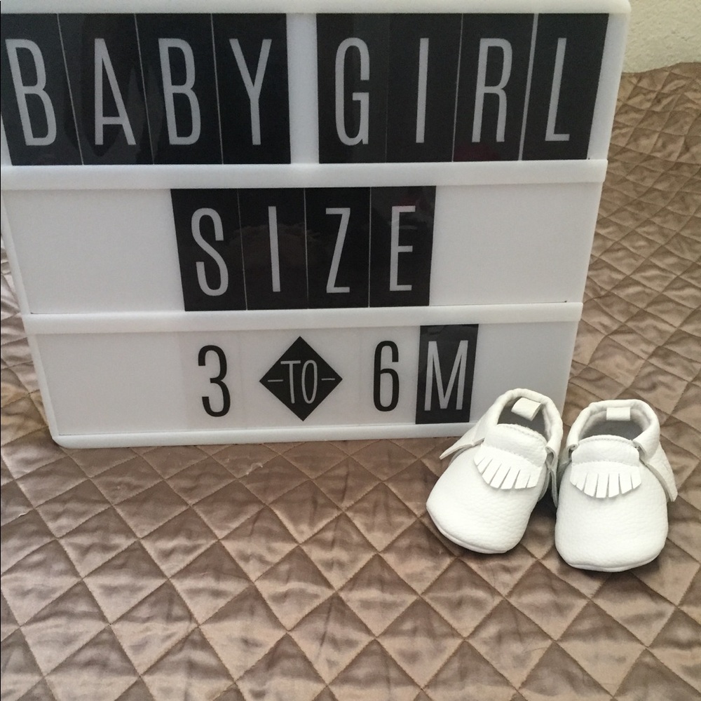 White moccasins