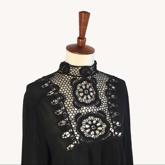 Free People Tops - High Neck Blouse Free People Tops - High Neck Blouse