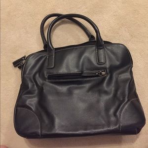 Black Croft & Barrow Pleather Bag Purse