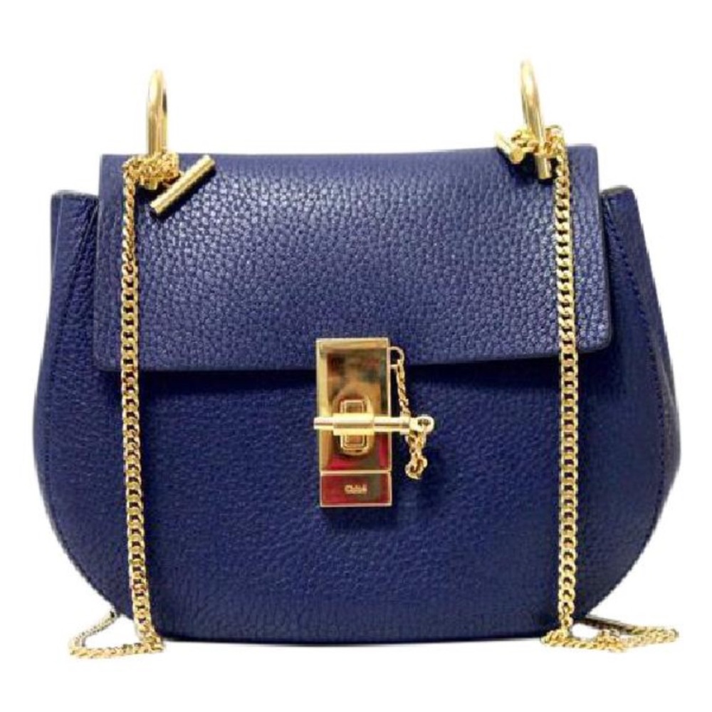 Chloe Drew Leather Chain Shoulder Bag
