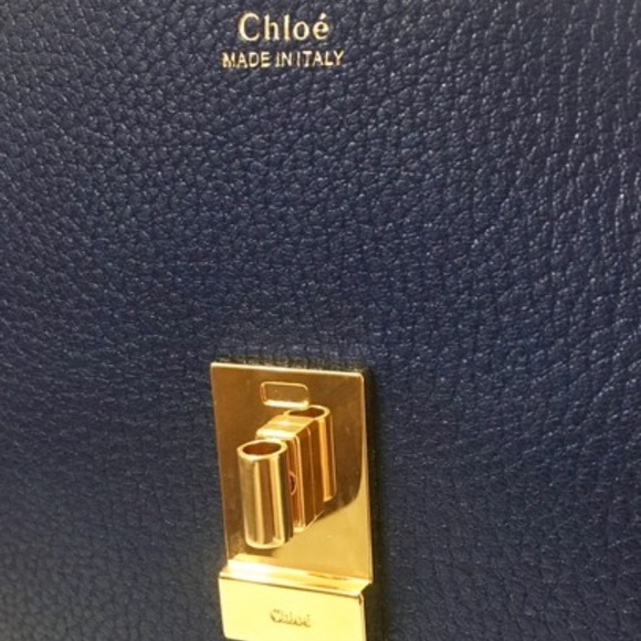 Chloe Drew Leather Chain Shoulder Bag - Picture 7 of 8