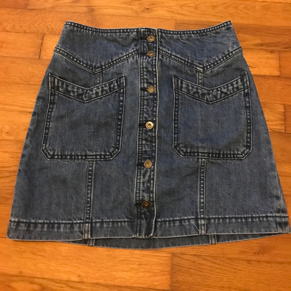 Free people denim mini