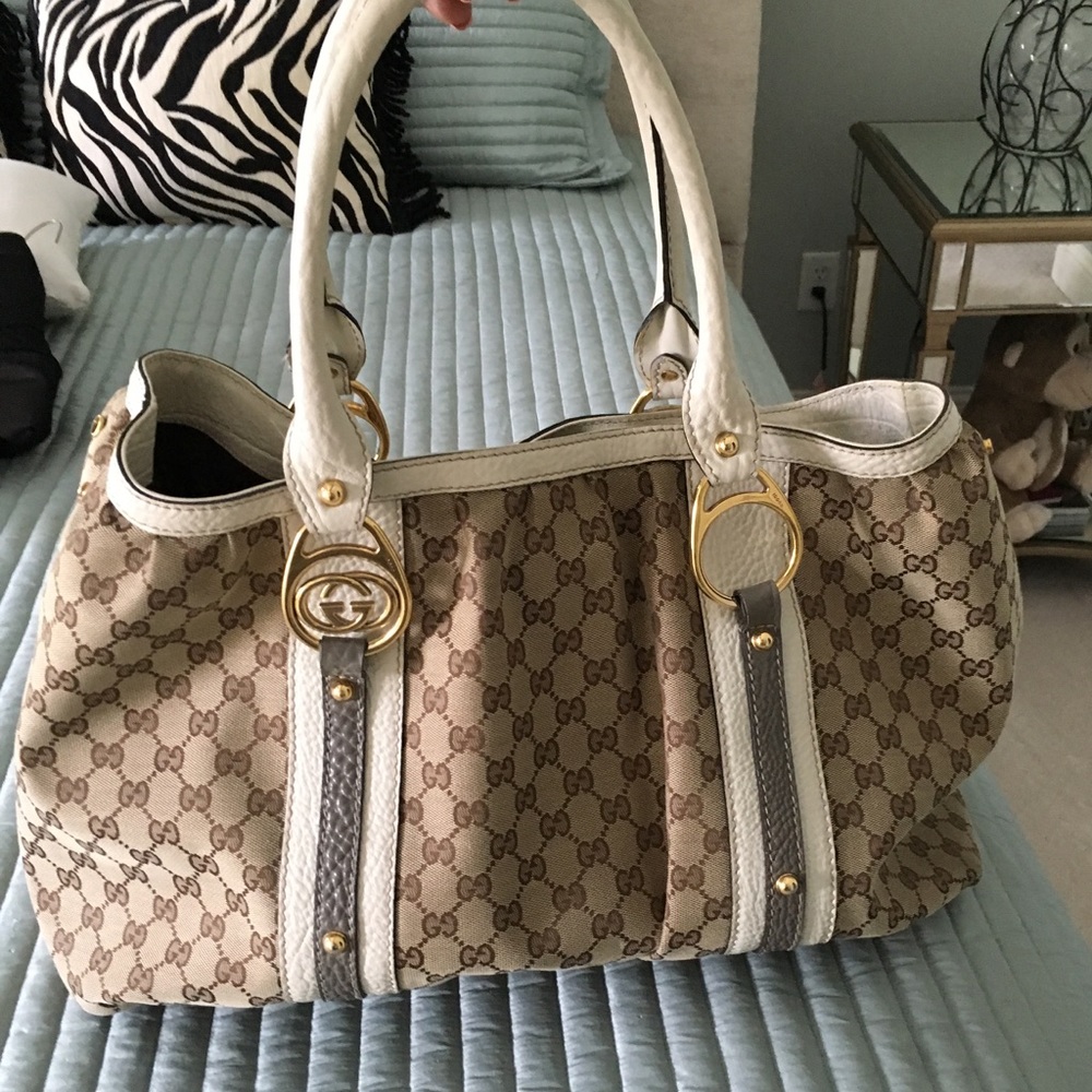 Large Authentic Gucci Tote
