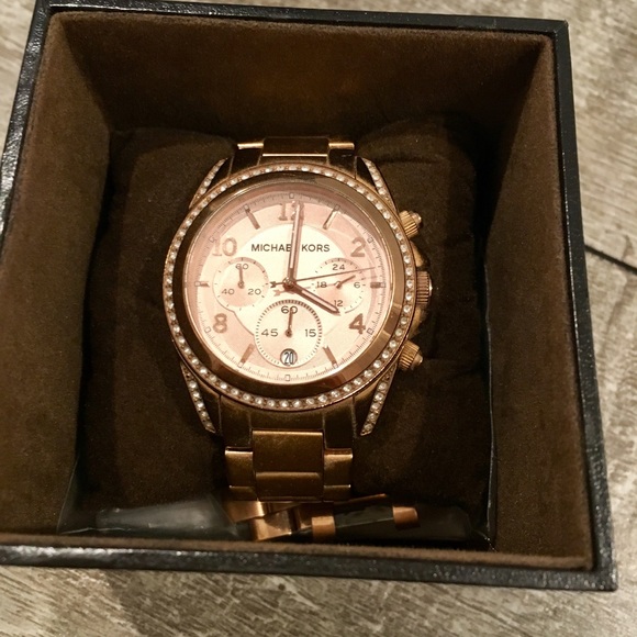 Rose Gold Michael Kors Watch main image 5