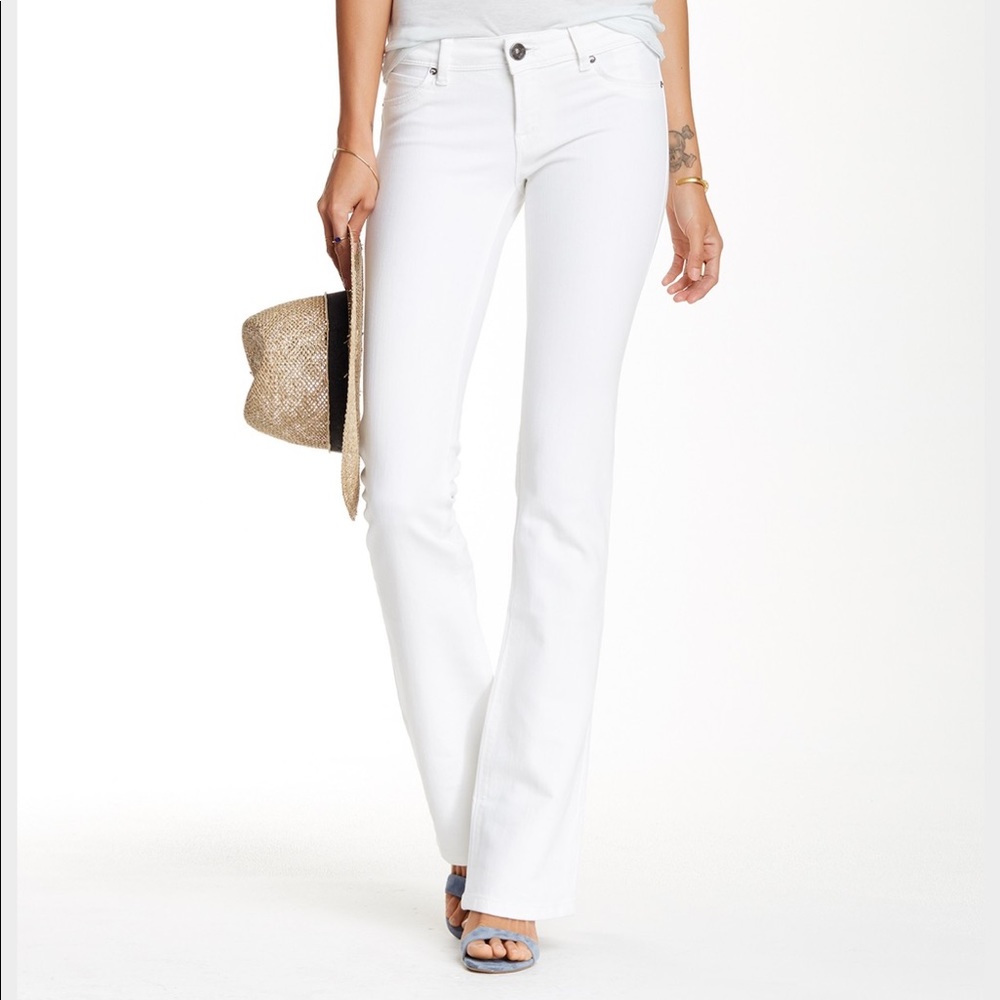 DL1961 Cindy Slim Bootcut in Milk