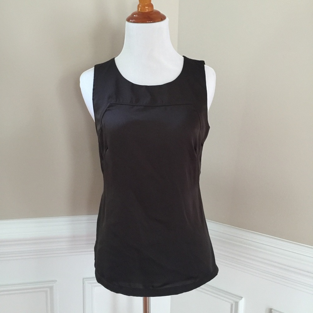 Ann Taylor brown sleeveless top size XS