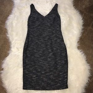 Heather gray knee length dress