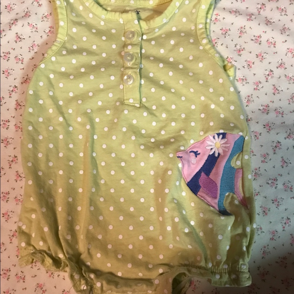 Polka dot romper