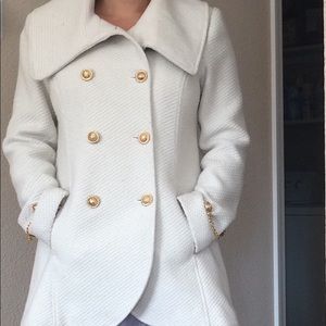 Jessica Simpson polyester/wool coat