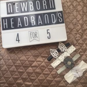 Newborn headbands