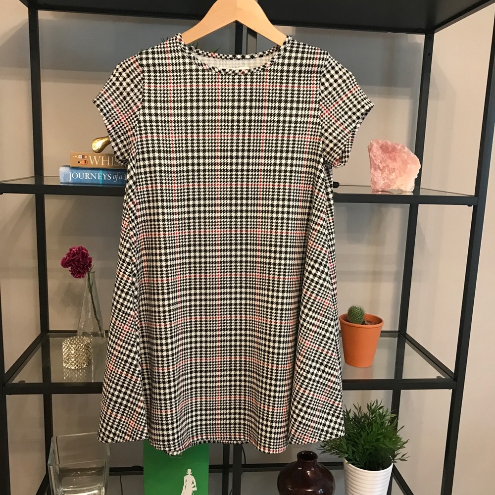 Glamorous Baby Doll Plaid Dress