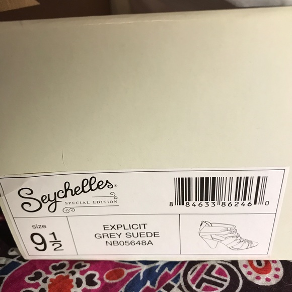 Seychelles for Anthropologie Grey Suede Heels - Picture 5 of 5