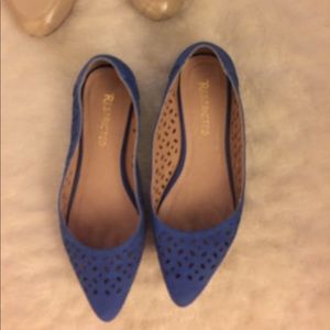 Cute blue flats