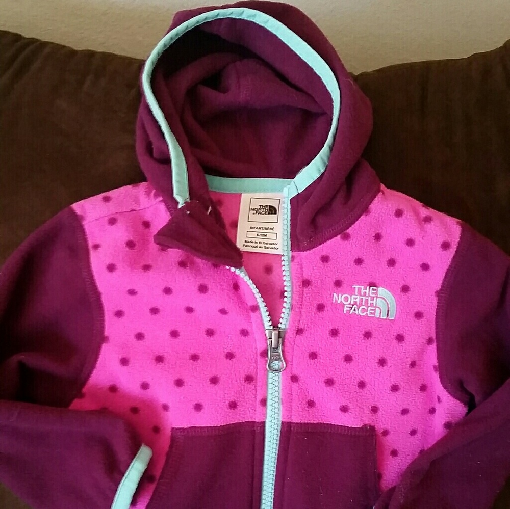 Girls The North Face fleece jacket