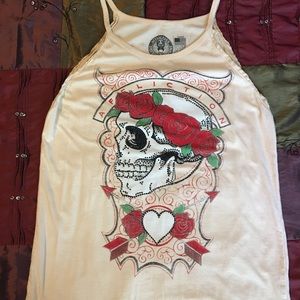Affliction tank top Excellent condition