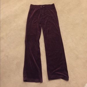Dark Mulberry NY&C Velvet Track Suit