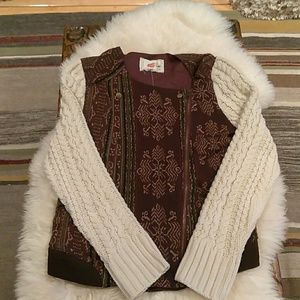 Anthropologie sweater jacket