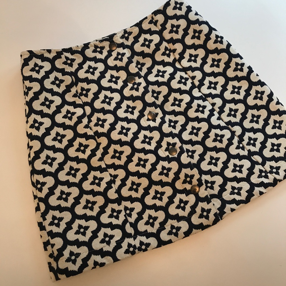Topshop 70's Inspired Mini Skirt