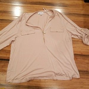 Calvin Klein blush flowy shirt