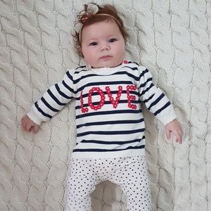 Parisian inspired Love sweater