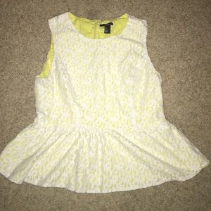 Peplum tank