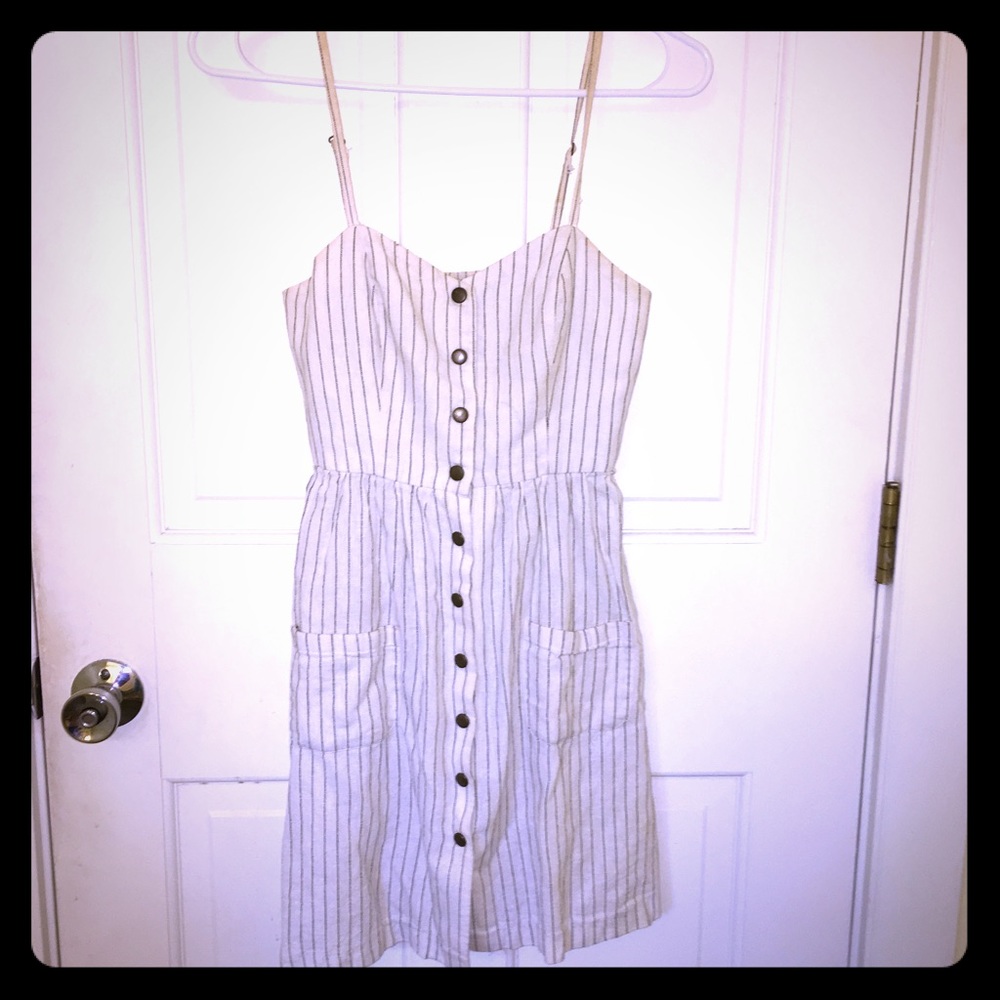 COPE Button Up Farmer Dress Sz S